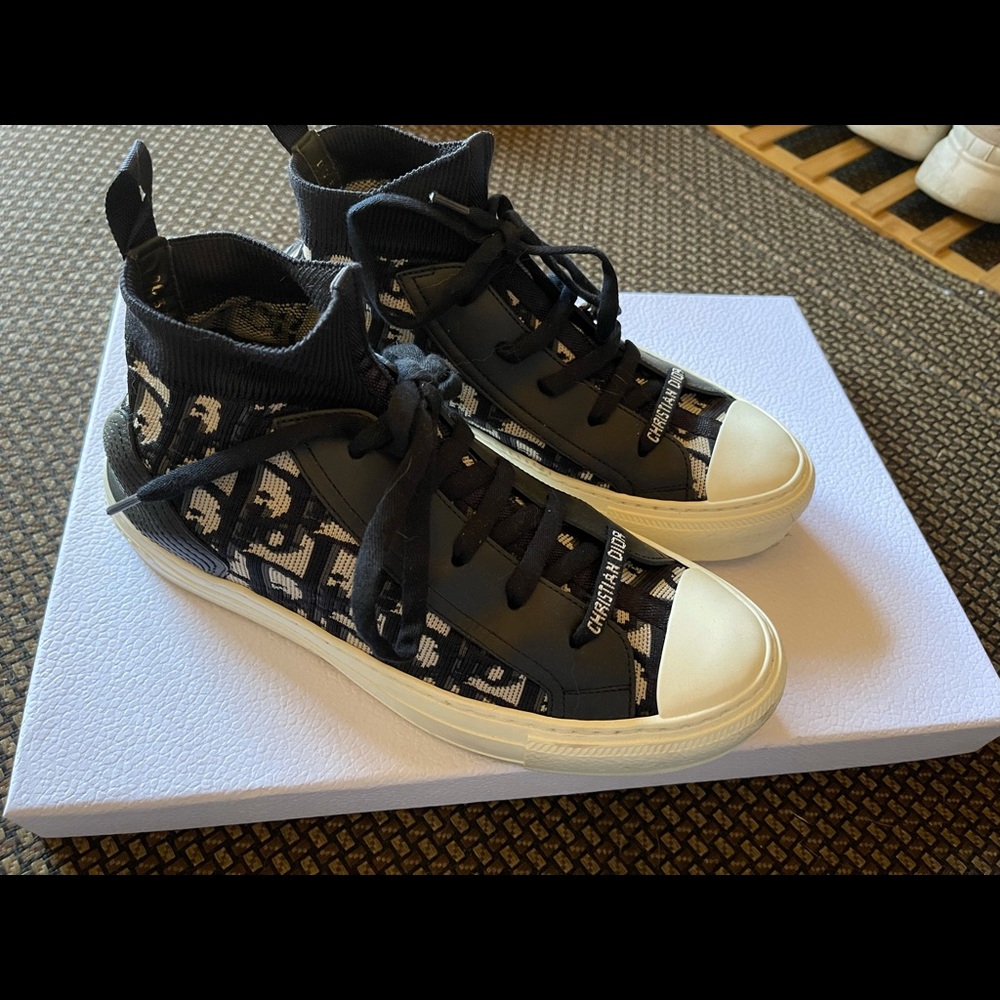 dior Technical Canvas Mesh Calfskin Womens